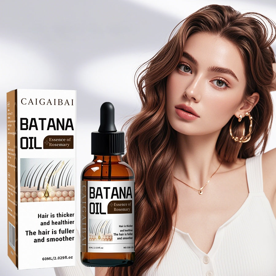 Mysense Batana Hair Oil – Natural Scalp & Hair Strengthening Oil with Castor & Coconut - Glowify