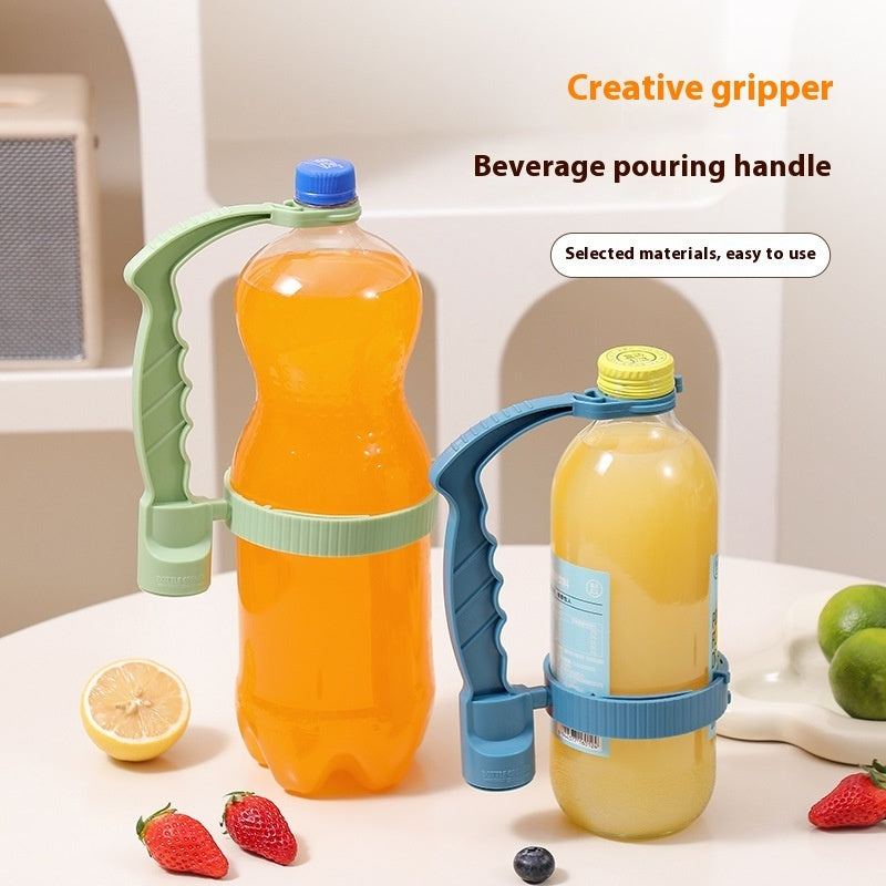 Adjustable Beverage Bottle Handle Holder – Multi-Use Pouring Handle for Oil, Drinks & Bottles - Glowify