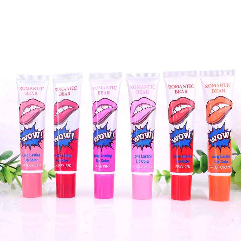 Peel-Off Liquid Lipstick Mask – Waterproof, Long-Lasting Lip Tint (6 Colors) - Glowify
