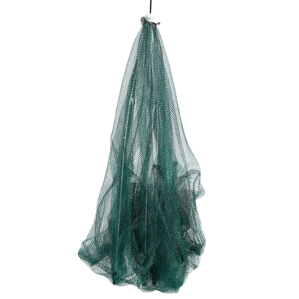 Portable Foldable Fishing Bait Trap Net – 6-Side 6-Hole Automatic Shrimp, Minnow & Crab Trap - Glowify