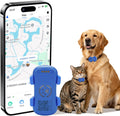 Pet GPS Tracker Real-Time – Anti-Lost Pet Tracker with Geo-Fence, Light & Sound Alarm (Unlimited Distance, Subscription Required) - Glowify