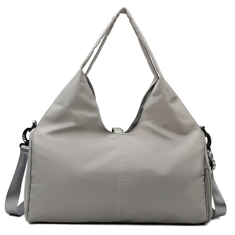 Women’s Large Capacity Yoga & Gym Bag – Dry/Wet Separation Sports Travel Tote with Mat Holder - Glowify