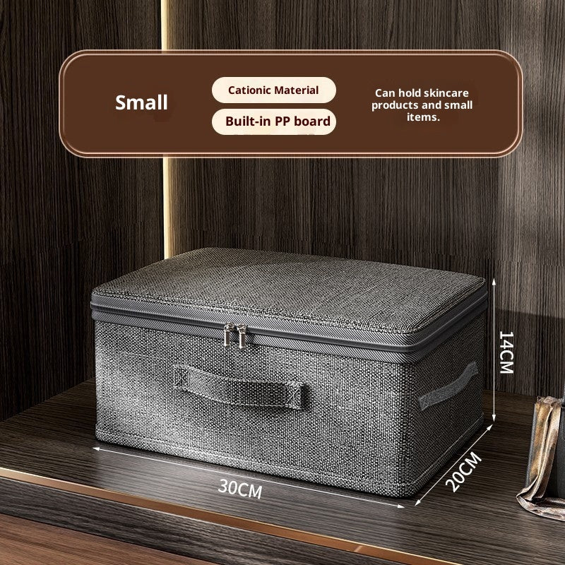 Home Fabric Extra-Large Wardrobe Storage Basket – Foldable Nordic Clothing Organizer (Dust & Moisture Proof) - Glowify