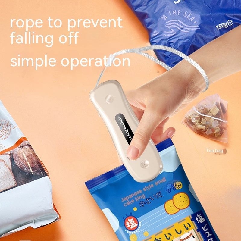 Rechargeable Mini Heat Sealer – USB-C Portable Food Bag Sealing Machine for Fresh Storage - Glowify