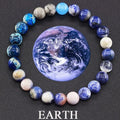Universe Energy Couples Bracelet – Matte Stone Bead Bracelet for Balance, Connection & Style (Unisex) - Glowify