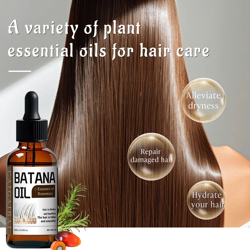 Mysense Batana Hair Oil – Natural Scalp & Hair Strengthening Oil with Castor & Coconut - Glowify