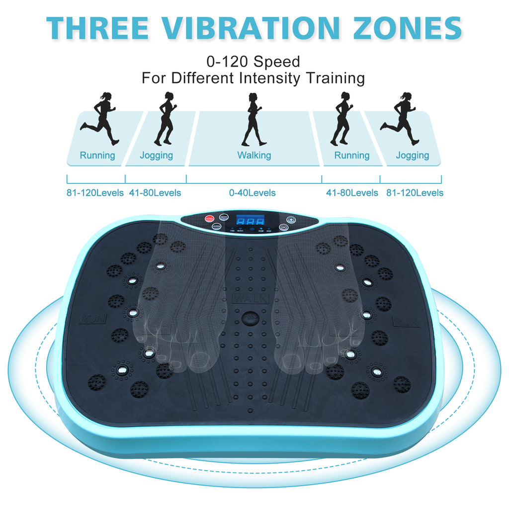 Vibration Plate Exercise Machine – 10-Minute Full-Body Workout Platform for Weight Loss & Toning (Home Fitness)