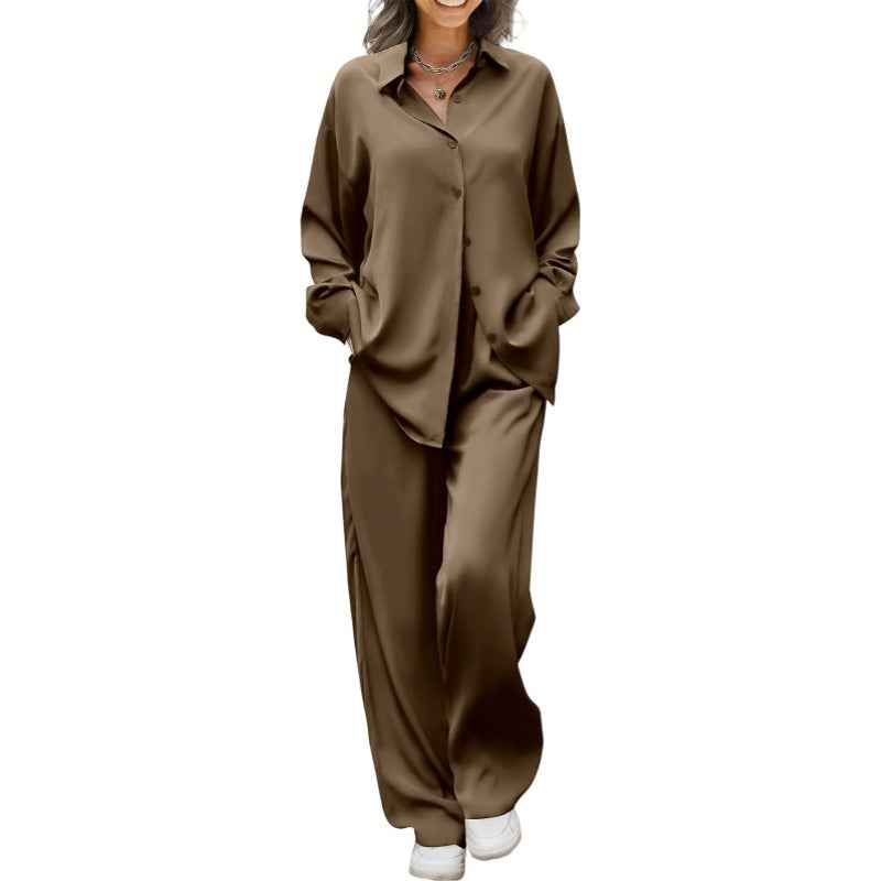 Women’s Casual Long Suit Set – Minimalist Elegant Commuter Two-Piece Outfit - Glowify