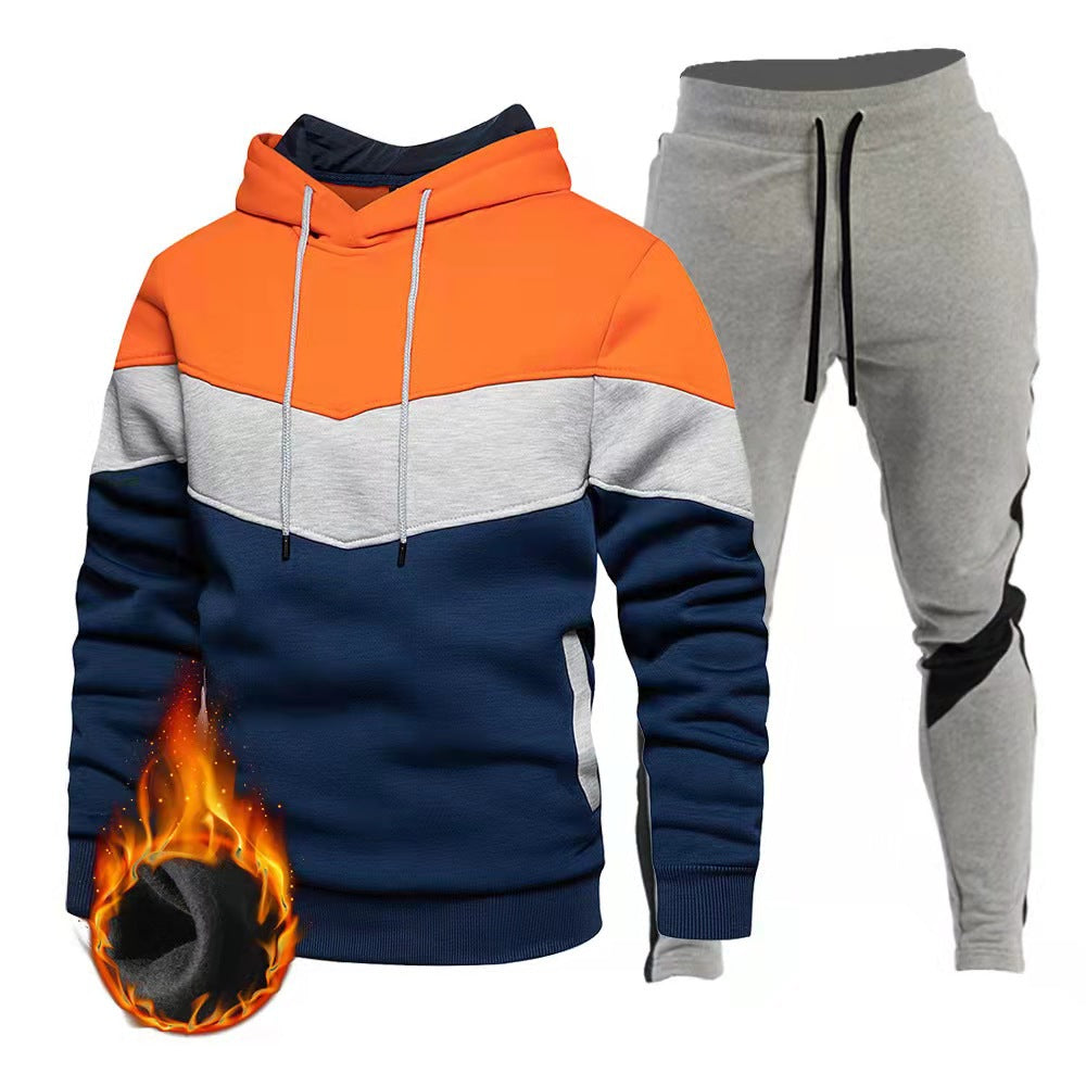 Hooded Sportswear Set - Casual Two-Piece Hoodie & Jogger Suit - Glowify