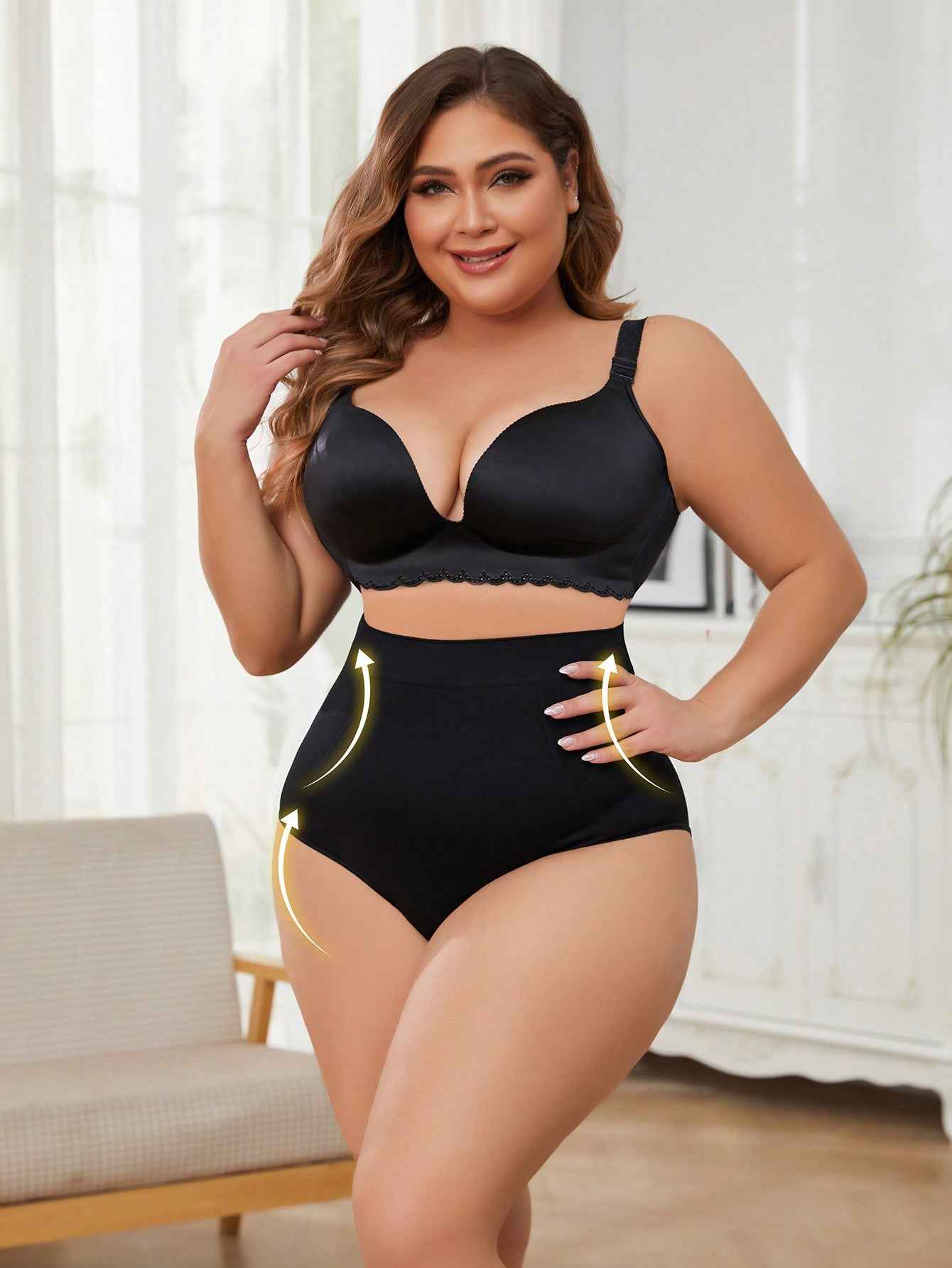 High-Waisted Shapewear Shorts for Women – Seamless Tummy Control Butt Lifter & Thigh Slimmer (0XL–3XL)