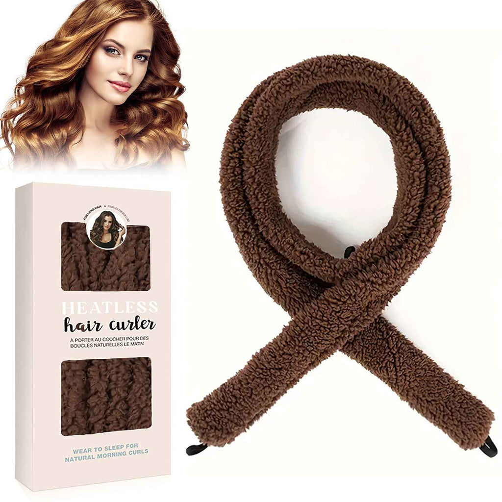 Satin Heatless Hair Curler – Overnight Soft Waves & Natural Curls (No Heat) - Glowify