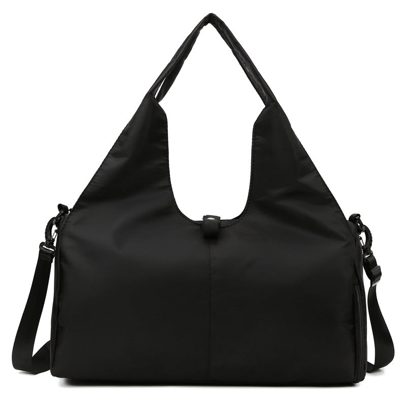 Women’s Large Capacity Yoga & Gym Bag – Dry/Wet Separation Sports Travel Tote with Mat Holder - Glowify