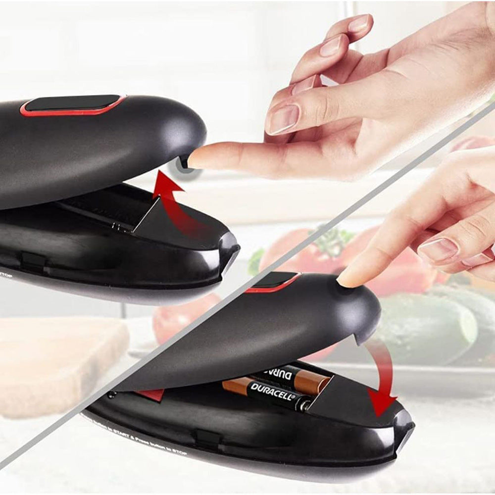 One-Touch Electric Can Opener – Automatic Hands-Free Can Opening Tool for Kitchen Safety - Glowify