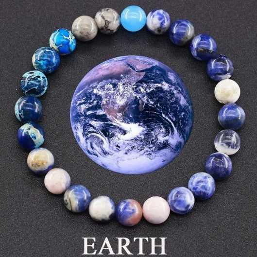 Universe Energy Couples Bracelet – Matte Stone Bead Bracelet for Balance, Connection & Style (Unisex) - Glowify