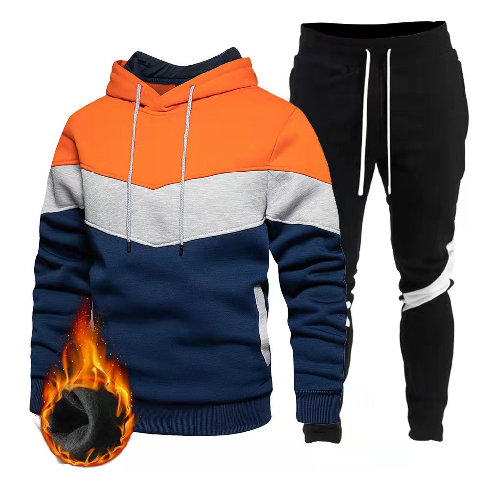 Hooded Sportswear Set - Casual Two-Piece Hoodie & Jogger Suit - Glowify