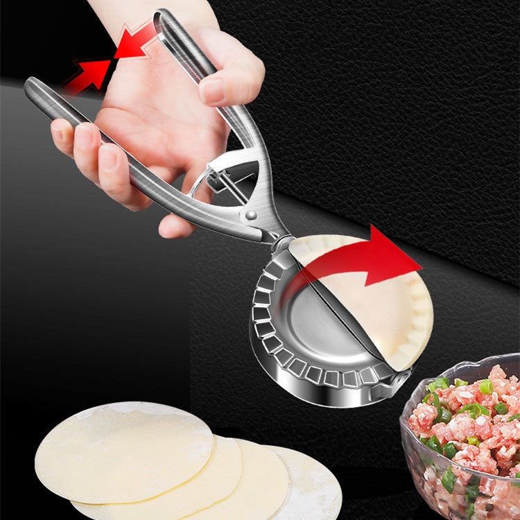 Stainless Steel Dumpling Maker Press – Perfectly Sealed Dumplings in Seconds | Easy Homemade Dumplings, Pierogi & Empanadas Tool - Glowify