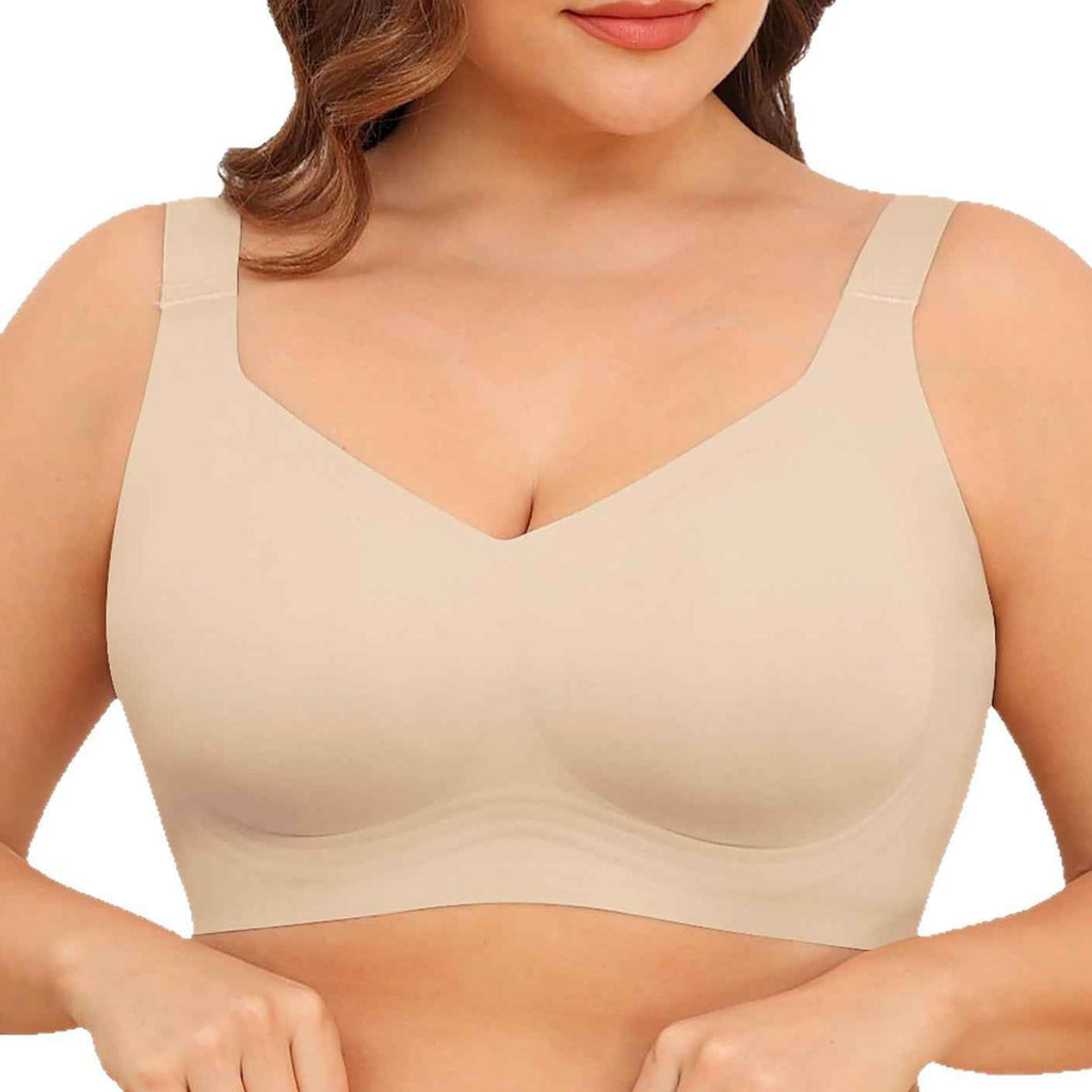 Glowify Comfy Wireless Bra – Full Coverage, All-Day Comfort Wireless Bra - Glowify