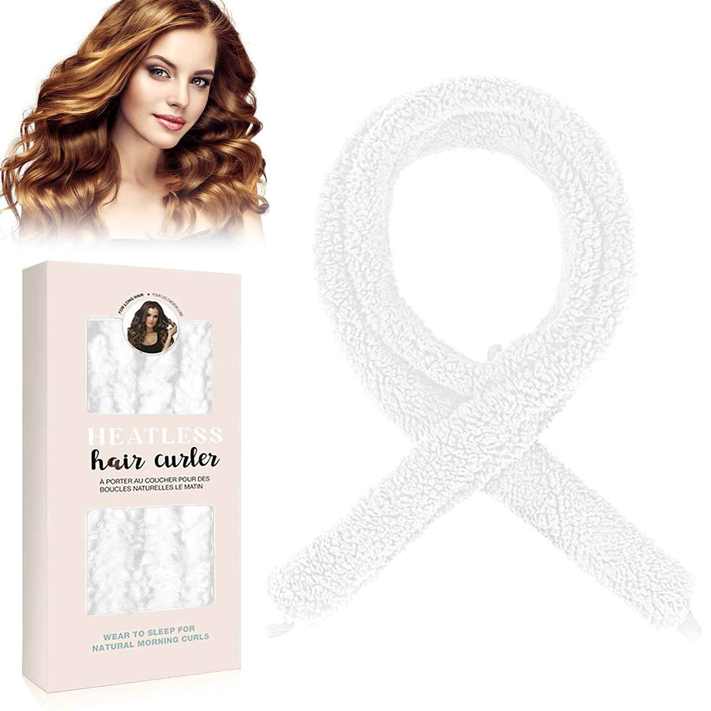 Satin Heatless Hair Curler – Overnight Soft Waves & Natural Curls (No Heat) - Glowify