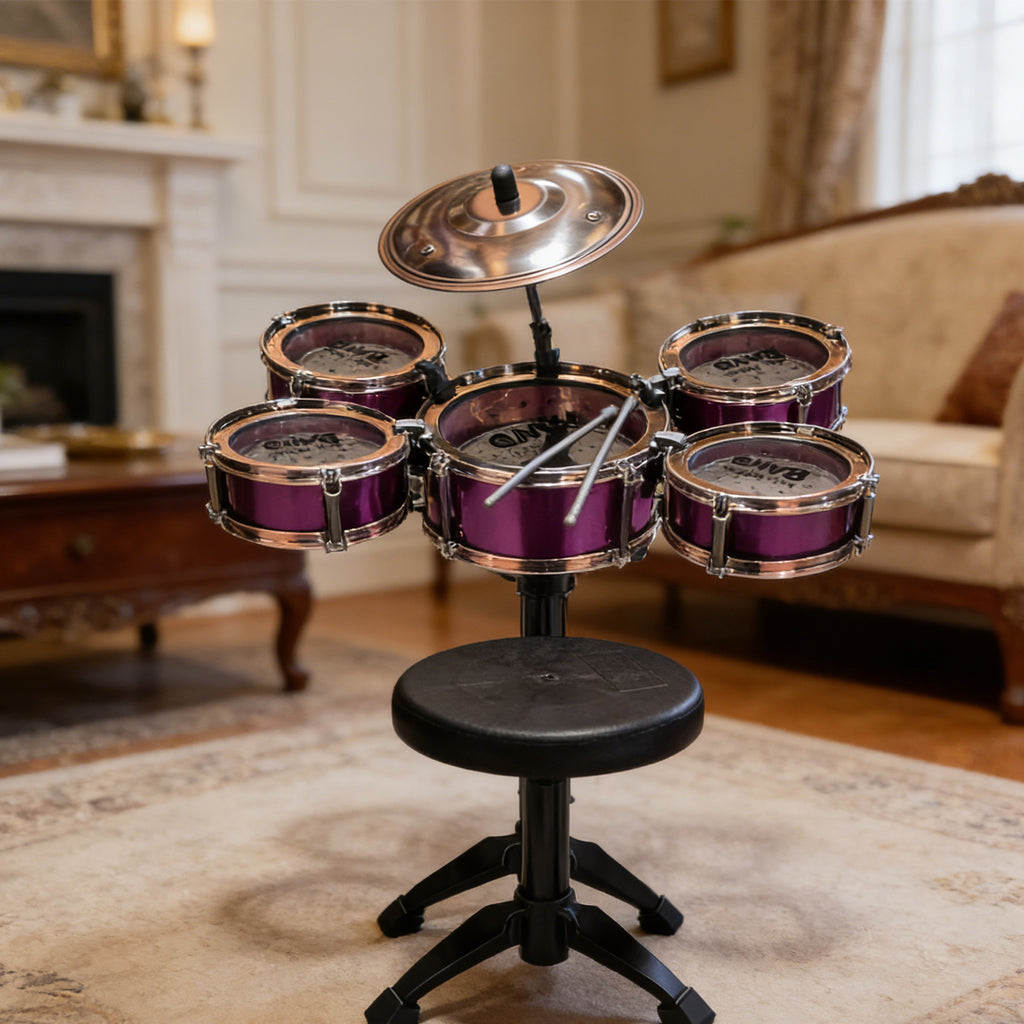 Jazz Drum Toy 5612 – Musical Drum Set Toy for Kids | Early Education Rhythm Instrument - Glowify