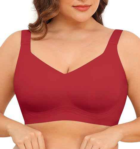 Glowify Comfy Wireless Bra – Full Coverage, All-Day Comfort Wireless Bra - Glowify