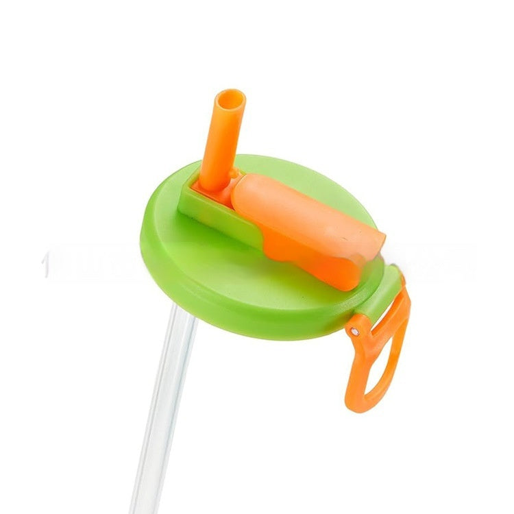 Reusable Soda Can Lid with Straw – Anti-Spill Beverage Can Stopper for Coke, Beer & Drinks - Glowify