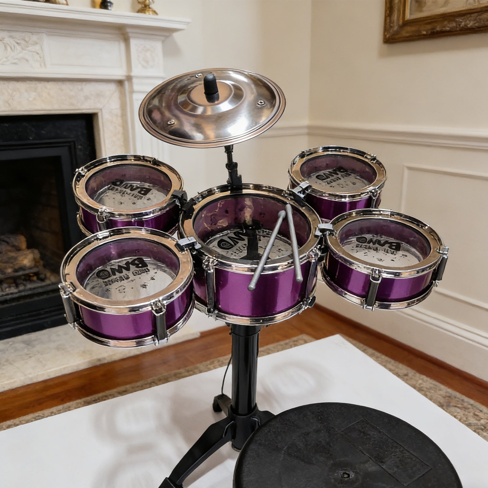 Jazz Drum Toy 5612 – Musical Drum Set Toy for Kids | Early Education Rhythm Instrument - Glowify