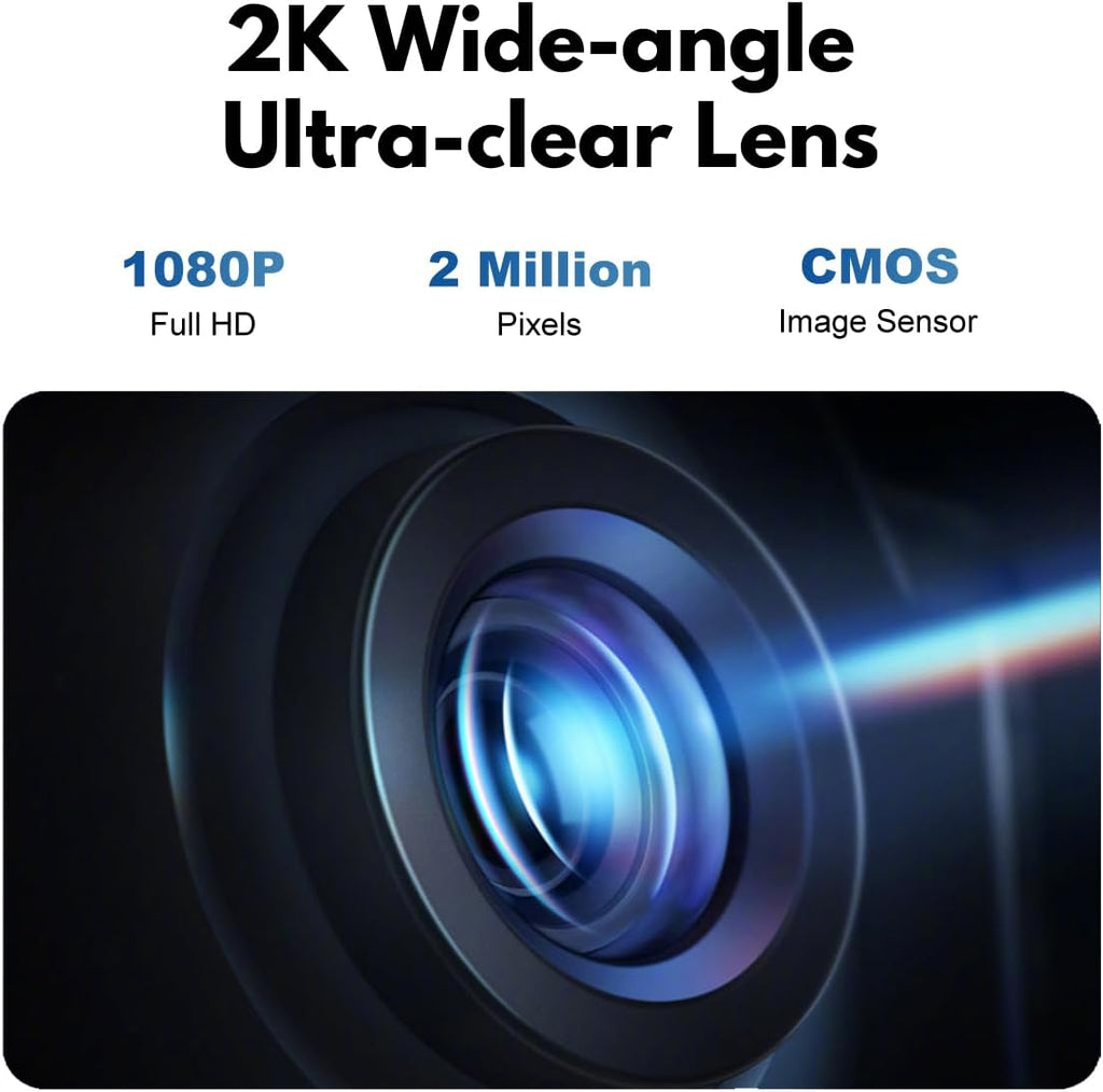 4G LTE Solar Security Camera Outdoor – No Wi-Fi Needed, 2K Color Night Vision, 360° View, PIR Motion, Two-Way Audio (SIM & SD Included)