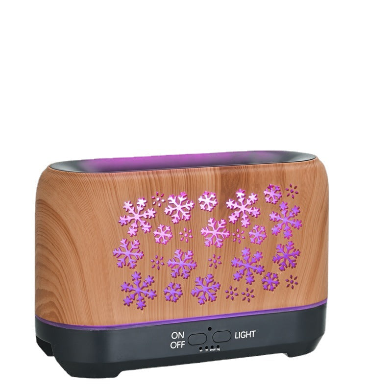 Christmas Snowflake Humidifier – Colorful Aroma Diffuser