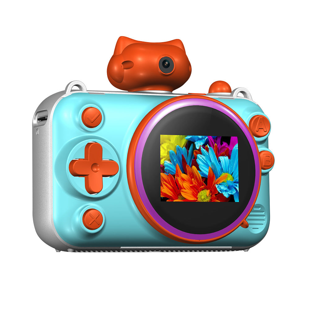 Kids Digital Camera with Photo & Video – Colorful Cartoon Children Camera (HD Screen, Printing Supported) - Glowify